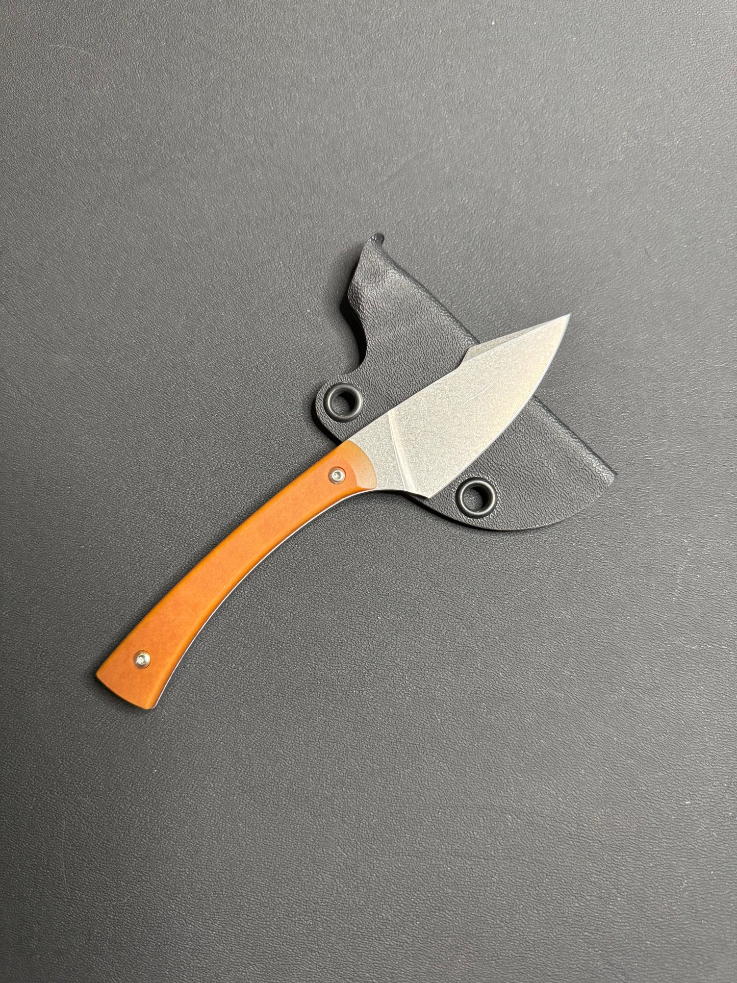 Apprentice V2 Machine Ground - Caramel Paper Micarta